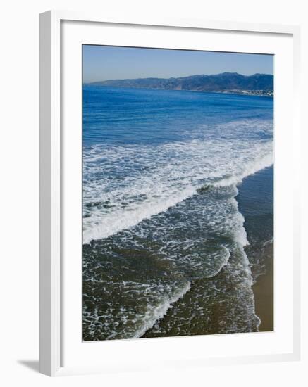 View of Pacific Ocean from Santa Monica Pier, Santa Monica, California, USA-Ethel Davies-Framed Photographic Print