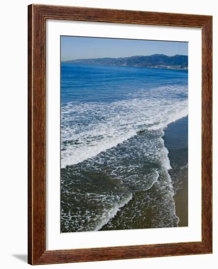 View of Pacific Ocean from Santa Monica Pier, Santa Monica, California, USA-Ethel Davies-Framed Photographic Print