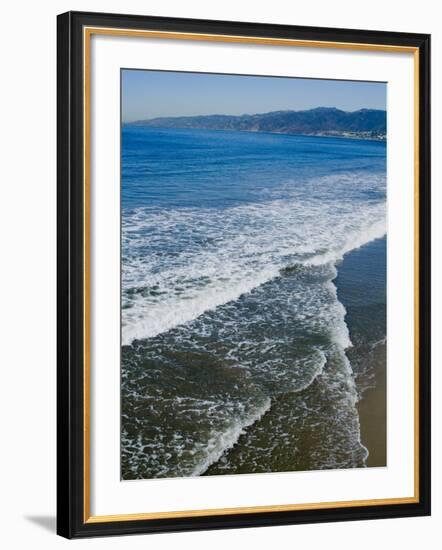 View of Pacific Ocean from Santa Monica Pier, Santa Monica, California, USA-Ethel Davies-Framed Photographic Print