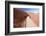 View of painted hills, John Day Fossil beds National Monument, Wheeler County, Oregon, USA-Panoramic Images-Framed Photographic Print