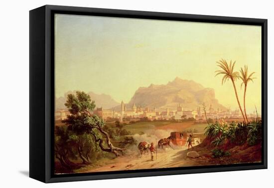 View of Palermo, C.1831-Carl Wilhelm Goetzloff-Framed Premier Image Canvas