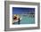 View of Palm Beach from the Fishing Pier Aruba-George Oze-Framed Photographic Print