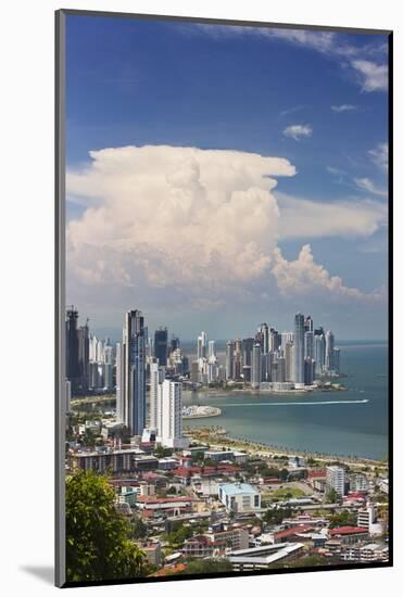 View of Panama City from Cerro Ancon.-Jon Hicks-Mounted Photographic Print