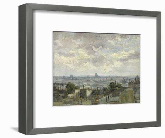 View of Paris, 1886-Vincent van Gogh-Framed Art Print