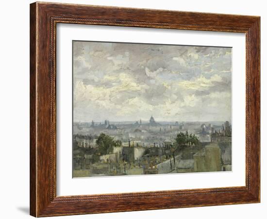 View of Paris, 1886-Vincent van Gogh-Framed Art Print