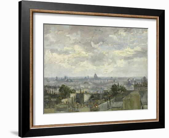 View of Paris, 1886-Vincent van Gogh-Framed Art Print