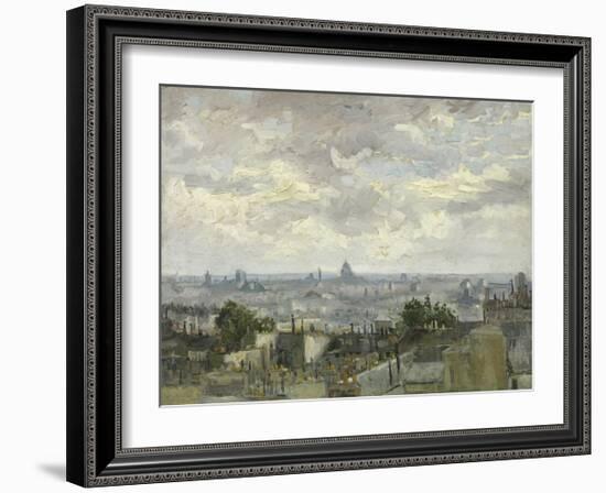 View of Paris, 1886-Vincent van Gogh-Framed Art Print