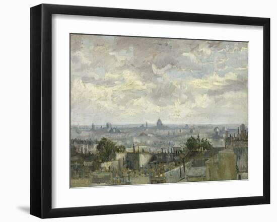 View of Paris, 1886-Vincent van Gogh-Framed Art Print