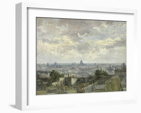 View of Paris, 1886-Vincent van Gogh-Framed Art Print