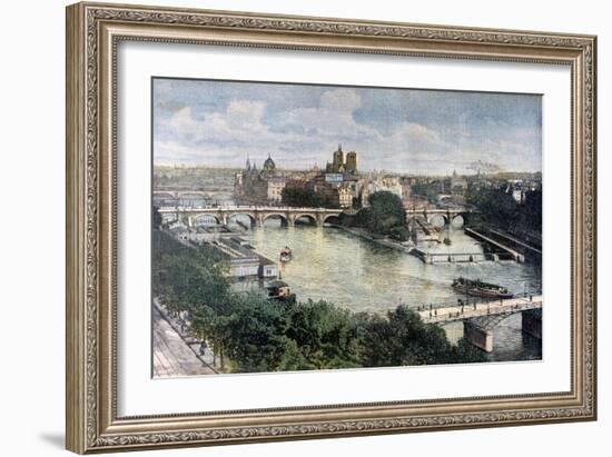 View of Paris, 1892-Henri Meyer-Framed Giclee Print