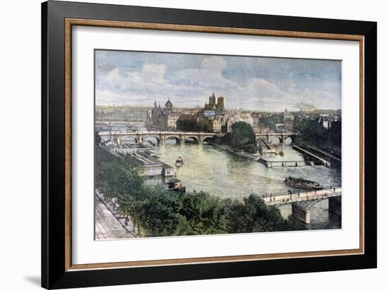 View of Paris, 1892-Henri Meyer-Framed Giclee Print
