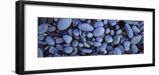 View of Pebbles, Sandymouth Beach, Cornwall, England-null-Framed Photographic Print