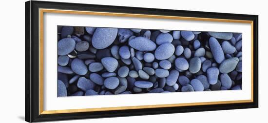 View of Pebbles, Sandymouth Beach, Cornwall, England-null-Framed Photographic Print