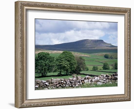 View of Pen-Y-Ghent, Ribblesdale, Yorkshire, England, United Kingdom-Jean Brooks-Framed Photographic Print