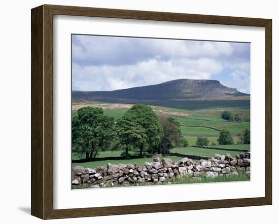 View of Pen-Y-Ghent, Ribblesdale, Yorkshire, England, United Kingdom-Jean Brooks-Framed Photographic Print