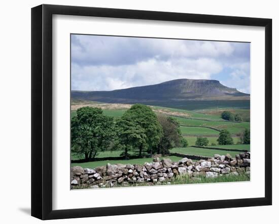 View of Pen-Y-Ghent, Ribblesdale, Yorkshire, England, United Kingdom-Jean Brooks-Framed Photographic Print