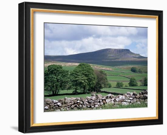 View of Pen-Y-Ghent, Ribblesdale, Yorkshire, England, United Kingdom-Jean Brooks-Framed Photographic Print