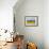 View of Perthshire Mountains and Rape field (Brassica napus) in foreground, Scotland, United Kingdo-John Guidi-Framed Photographic Print displayed on a wall