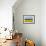 View of Perthshire Mountains and Rape field (Brassica napus) in foreground, Scotland, United Kingdo-John Guidi-Framed Photographic Print displayed on a wall