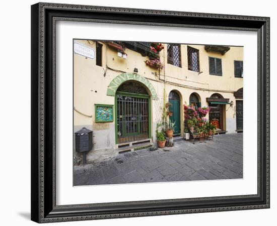 View of Piazza Anfiteatro, Lucca, Italy-Dennis Flaherty-Framed Photographic Print