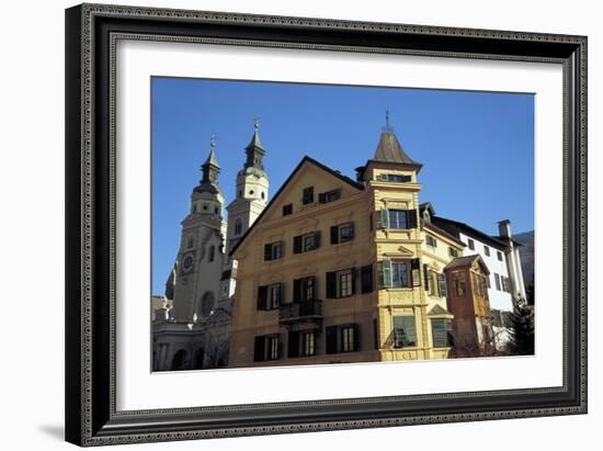 View of Piazza Del Duomo, Bressanone, Trentino-Alto Adige, Italy-null-Framed Giclee Print