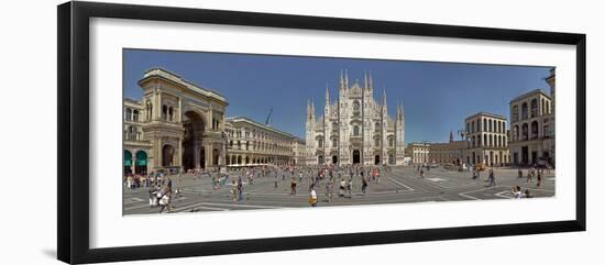 View of Piazza del Duomo, Duomo Di Milano, Milan, Lombardy, Italy-null-Framed Photographic Print