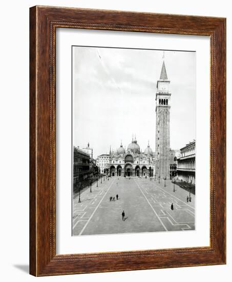 View of Piazza S. Marco 1880-1920-null-Framed Giclee Print