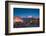 View of Pikes Peak at dawn, Garden of the Gods, Colorado Springs, Colorado, USA-null-Framed Photographic Print