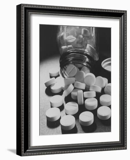 View of Pills in Production-Walter Sanders-Framed Photographic Print