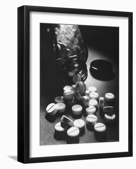 View of Pills in Production-Walter Sanders-Framed Photographic Print