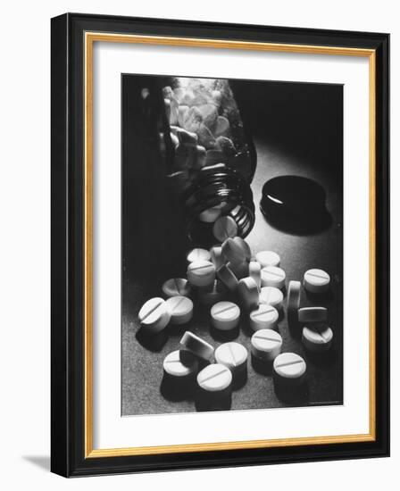 View of Pills in Production-Walter Sanders-Framed Photographic Print