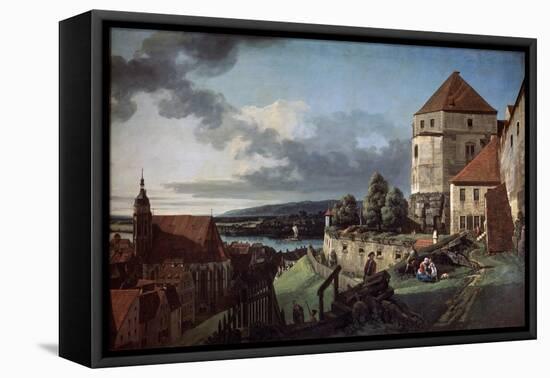 View of Pirna from the Sonnenstein Fortress, C1752-C1755-Bernardo Bellotto-Framed Premier Image Canvas