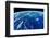 View of planet Earth from space showing Turks and Caicos Islands and Cuba-null-Framed Photographic Print