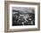 View Of Plateau Snow Covered Mountain In Bkgd "Long's Peak Rocky Mountain NP" Colorado. 1933-1942-Ansel Adams-Framed Art Print