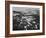 View Of Plateau Snow Covered Mountain In Bkgd "Long's Peak Rocky Mountain NP" Colorado. 1933-1942-Ansel Adams-Framed Art Print