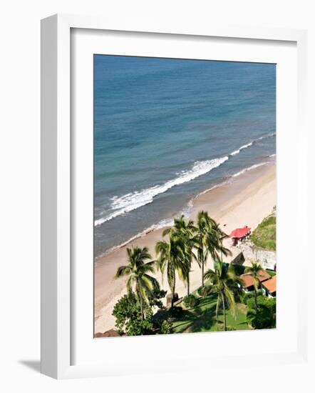 View of Playa Gaviotas from the El Cid El Moro Hotel, Mazatlan, Mexico-Charles Sleicher-Framed Photographic Print