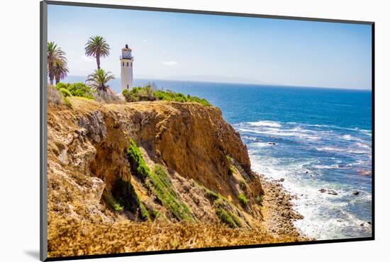 View of Point Vicente Lighthouse, Rancho Palos Verdes, California, USA-Laura Grier-Mounted Photographic Print