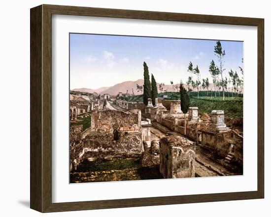 View of Pompeii-null-Framed Giclee Print