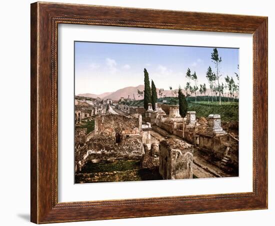 View of Pompeii-null-Framed Giclee Print