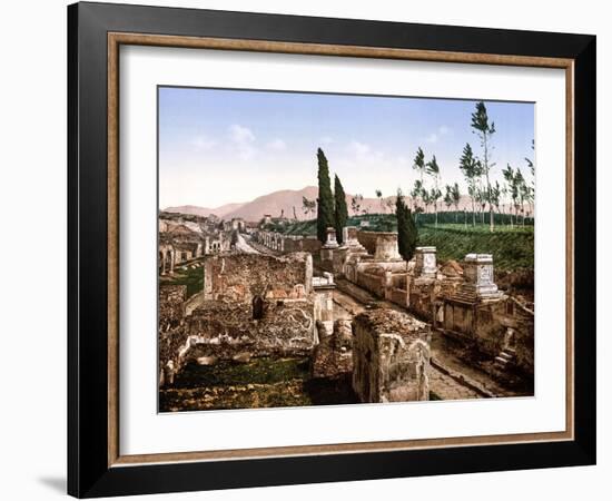 View of Pompeii-null-Framed Giclee Print