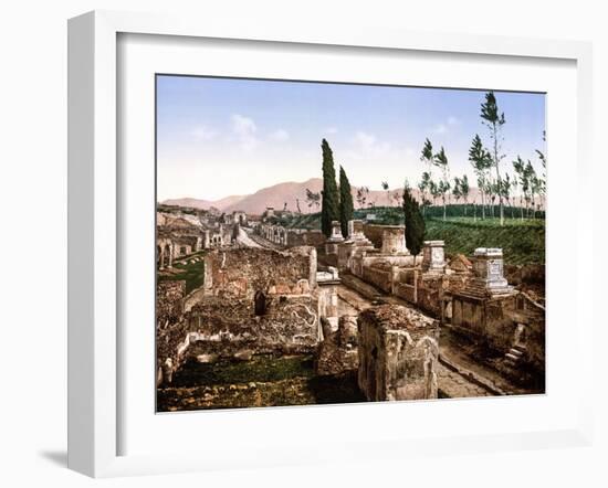 View of Pompeii-null-Framed Giclee Print