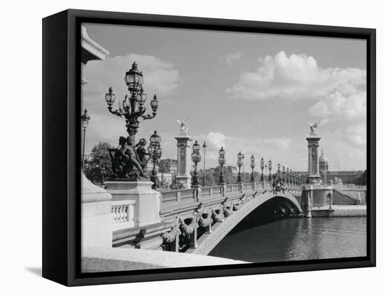 View of Pont Alexander III Bridge Scene-Philip Gendreau-Framed Premier Image Canvas