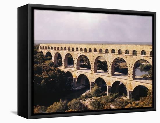 View of Pont Du Gard-Philip Gendreau-Framed Premier Image Canvas