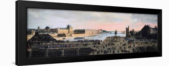 View of Pont Neuf, Paris, C1635-null-Framed Giclee Print
