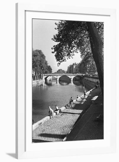 View of Pont Saint-Michel, Paris-Jules Dortes-Framed Giclee Print