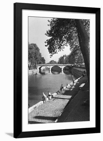 View of Pont Saint-Michel, Paris-Jules Dortes-Framed Giclee Print