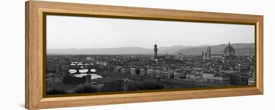 View of Ponte Vecchio-Peter Barritt-Framed Premier Image Canvas