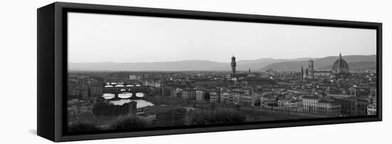 View of Ponte Vecchio-Peter Barritt-Framed Premier Image Canvas