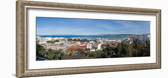 View of Port and Overview of Tangier, Morocco-null-Framed Photographic Print