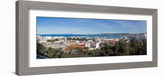 View of Port and Overview of Tangier, Morocco-null-Framed Photographic Print